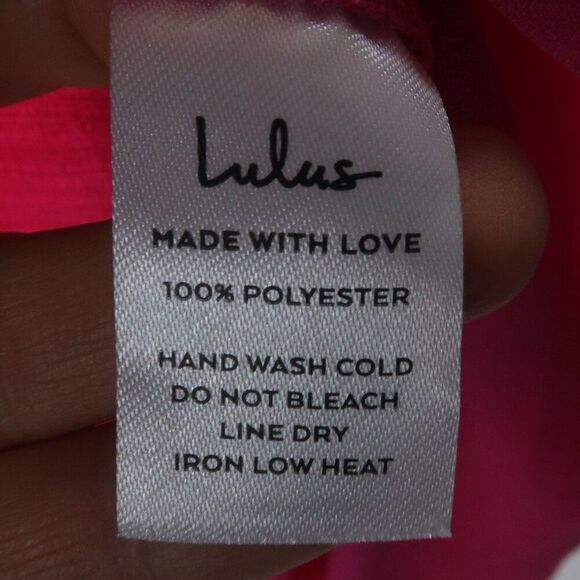 LULU'S SWEET SURPRISE PINK HIGH LOW MAXI DRESS WITH ADJUSTABLE STRAPS SIZE M - Picture 6 of 12